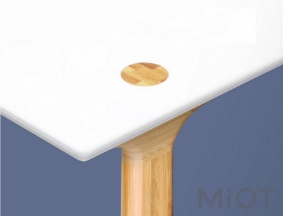 Столик Zen`s Bamboo Multifunctional Sofa Table White